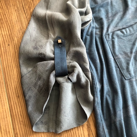 Gypsy 05 oversized button up blouse with metal buttons - Picture 4 of 12